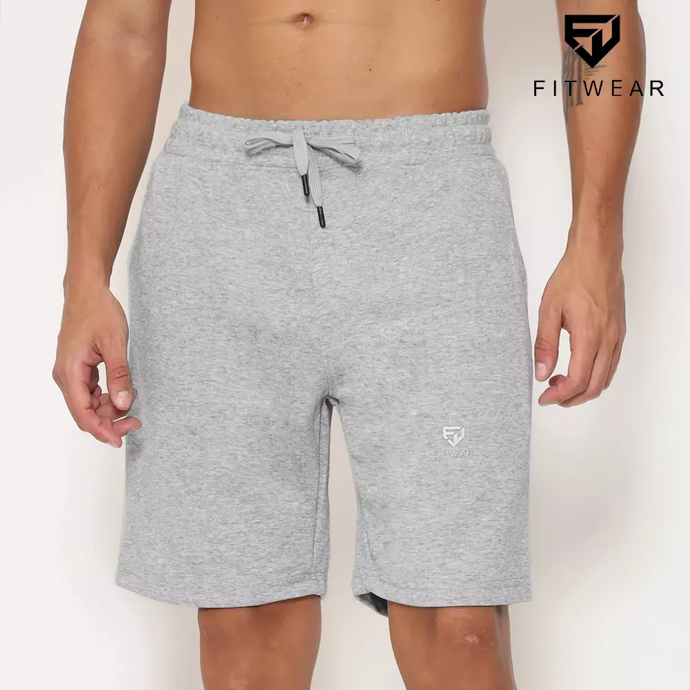 Fitwear - Celana Pendek Olahraga Pria JAYDEN BASIC SHORT - GRAY