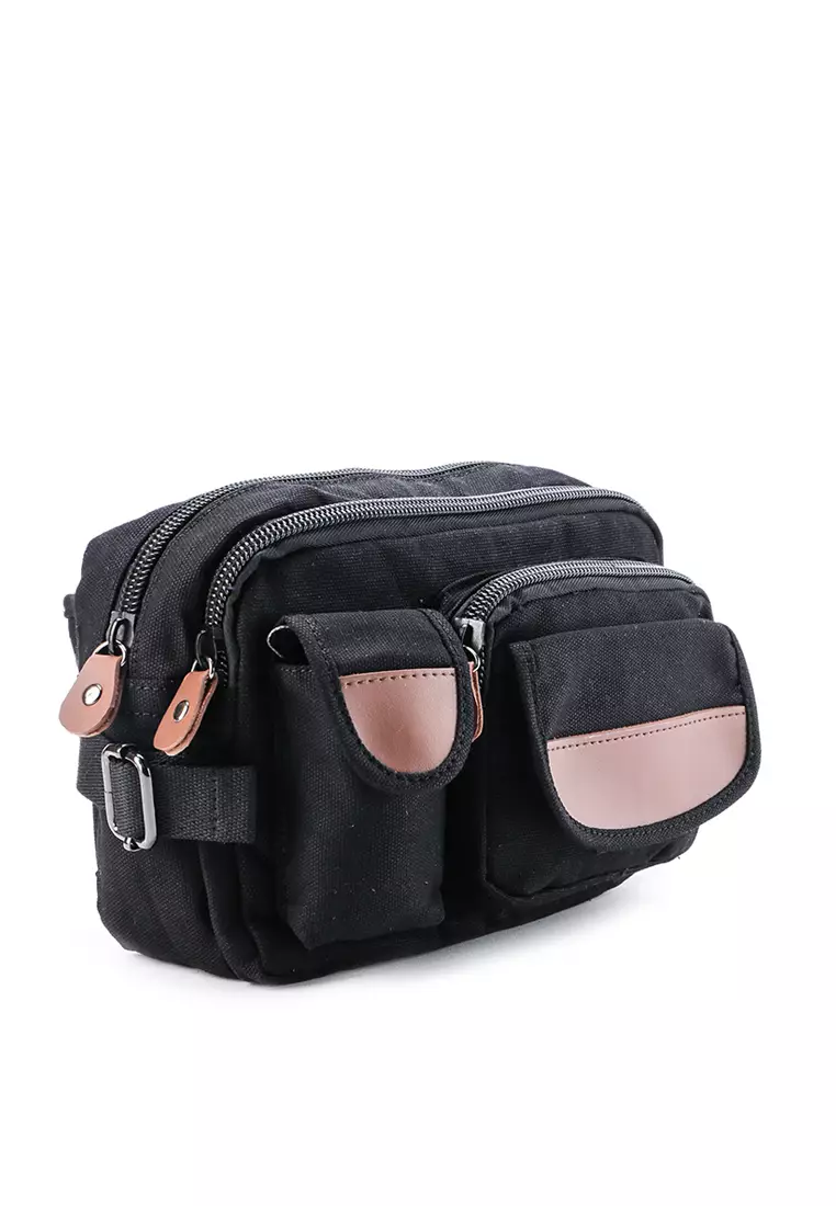 Oliver Waist Bag Canvas Bl