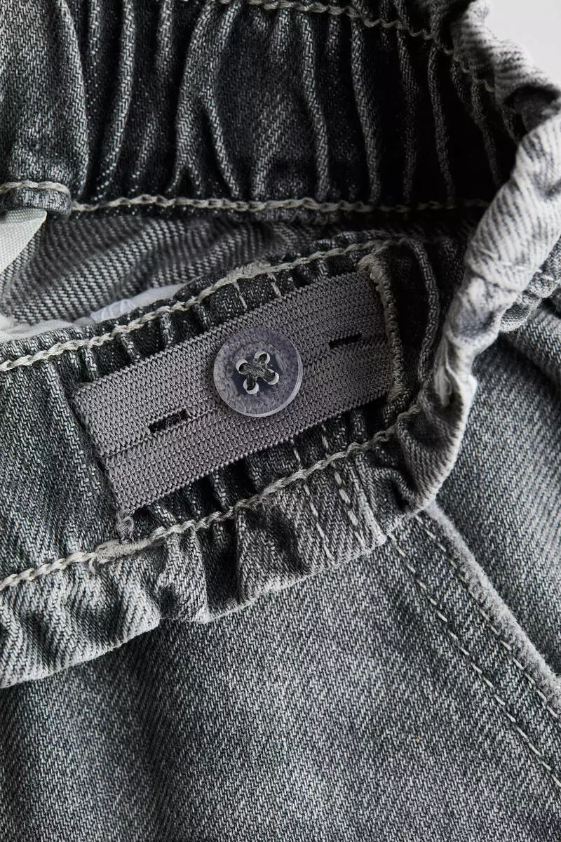 Wide Leg paper bag jeans