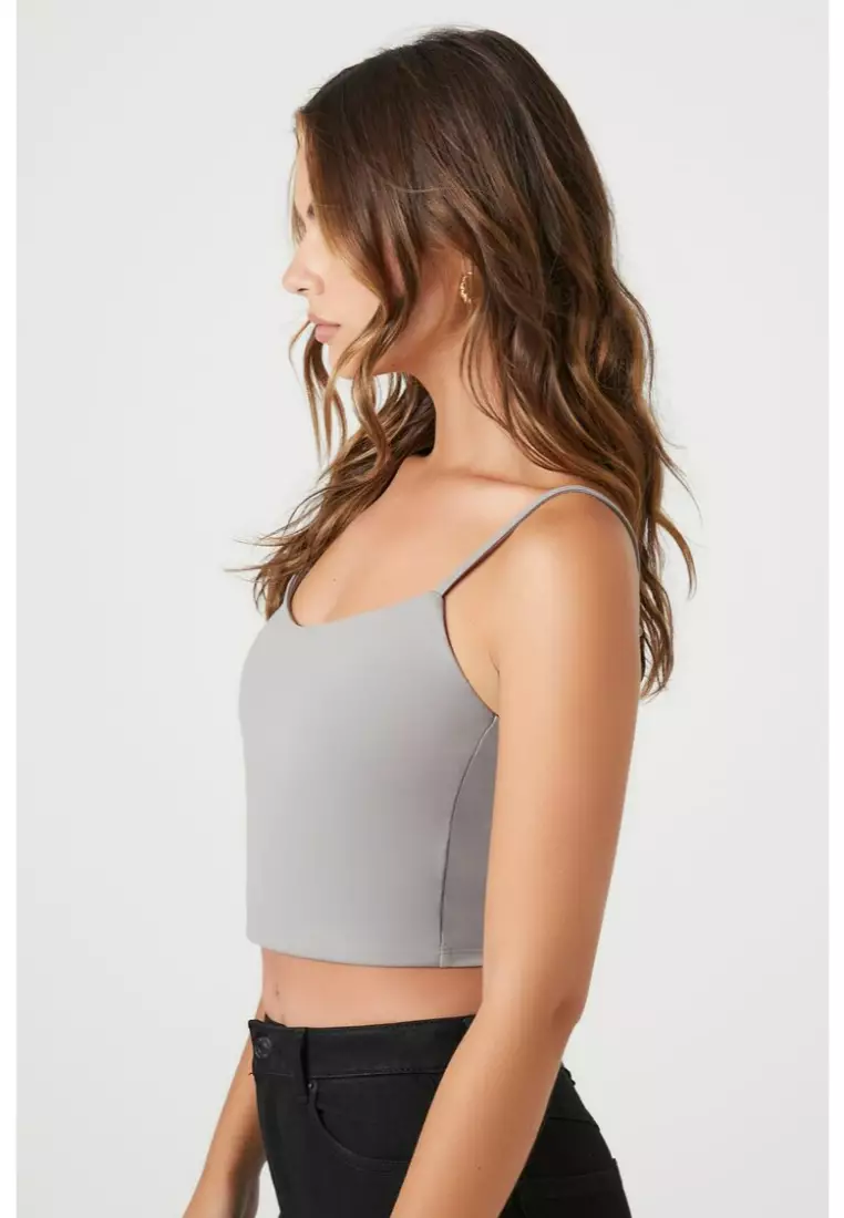 Buy FOREVER 21 Contour Cropped V Neck Cami 2024 Online ZALORA