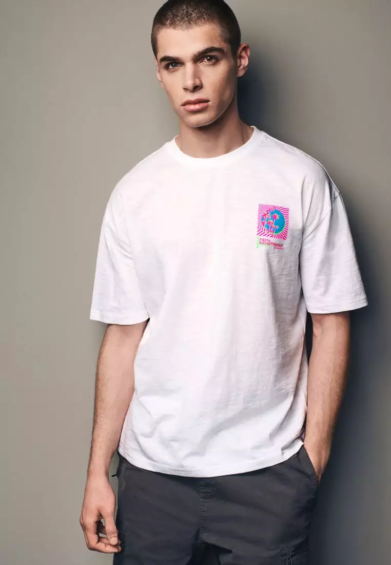 Buy NEXT Back Print Beach Graphic T-Shirt 2025 Online | ZALORA