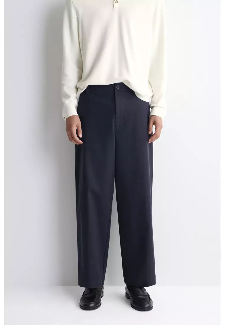 COS COTTON-TWILL RELAXED-FIT STRAIGHT-LEG TROUSERS 2026 | Buy COS