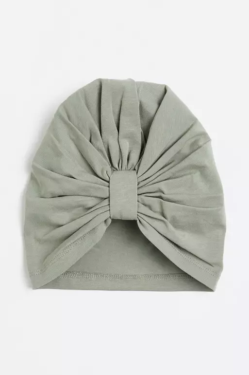 Knot-detail jersey hat