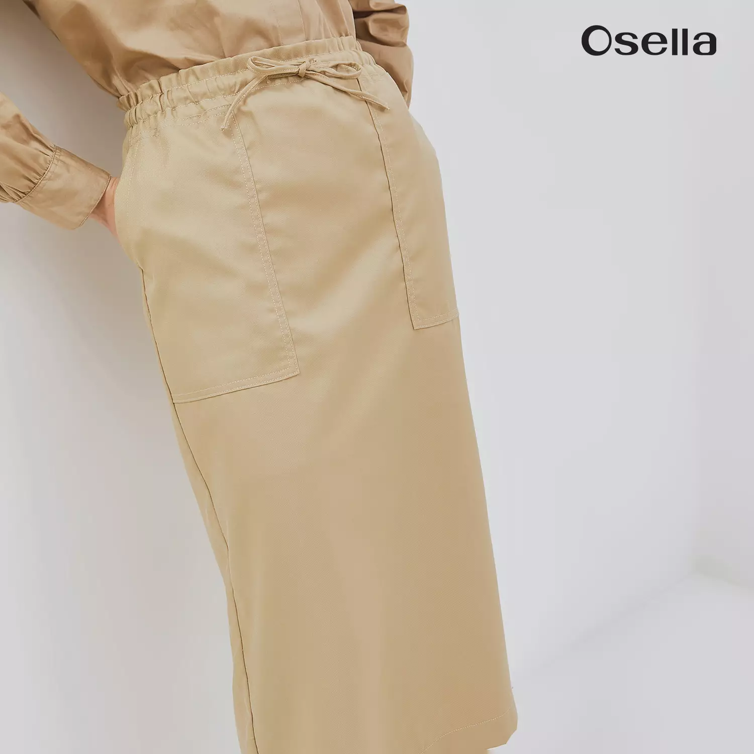 Osella Alura Straight Maxi Skirt 218Q660238 | Rok Wanita