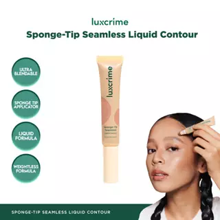 Luxcrime Sponge-Tip Seamless Liquid Contour - Hazelnut