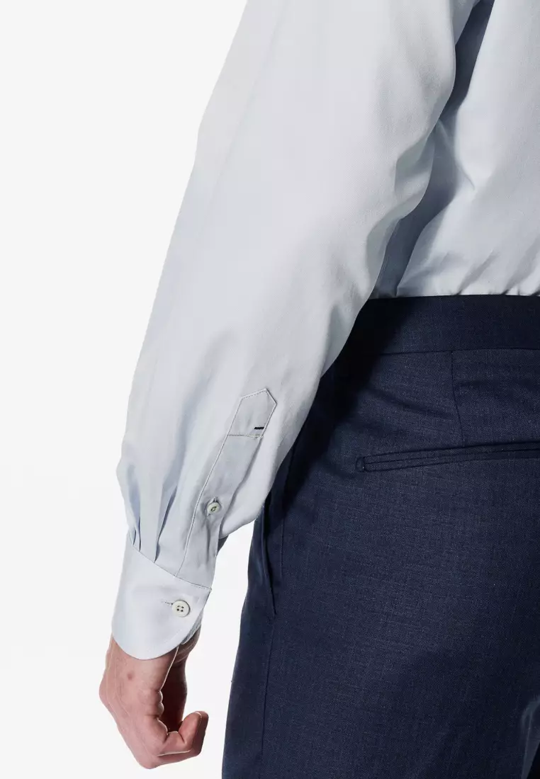 Milano Collection Light Grey Classic Shirt