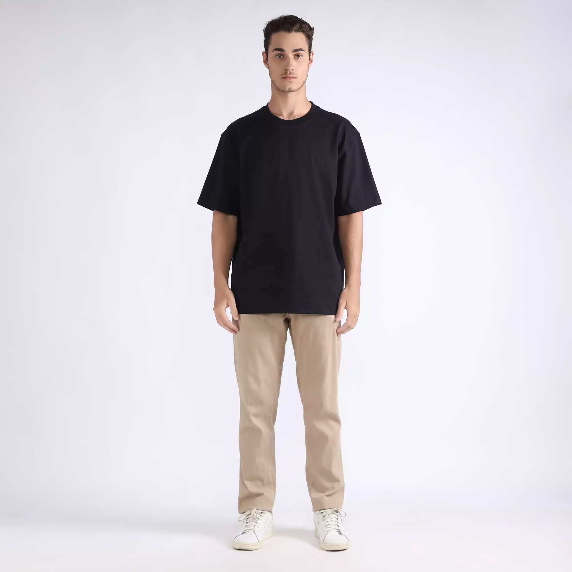 FACILITY by Larusso  - Oddie Oversize T-Shirt Tee - Jet Black