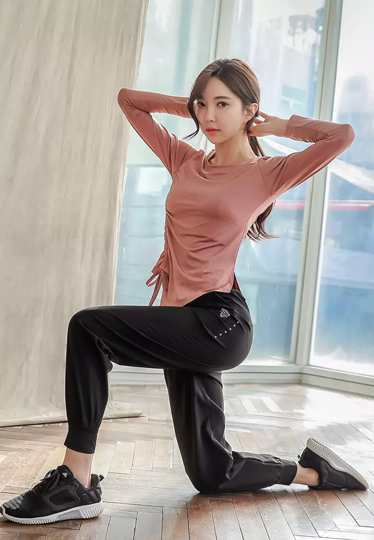 Buy A IN GIRLS 2PCS Quick Drying Running Fitness Yoga Dance Suit