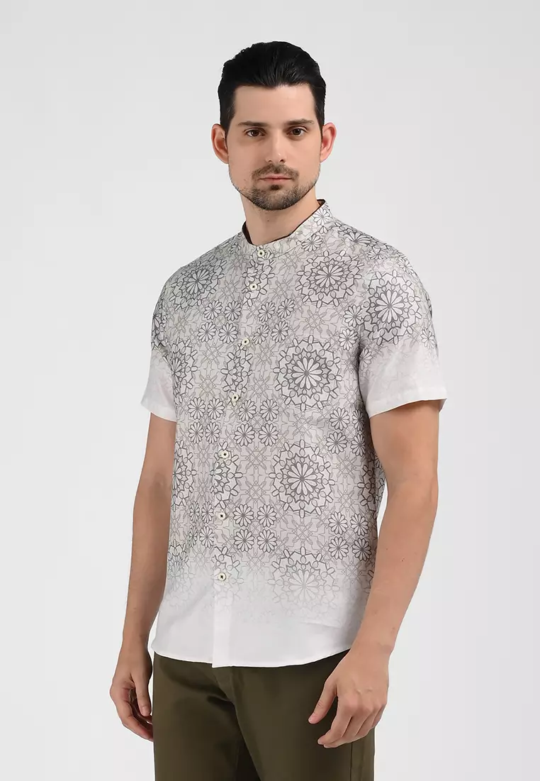 MOC Kemeja Shanghai Lengan Pendek Pria RAMLY-KHAKI