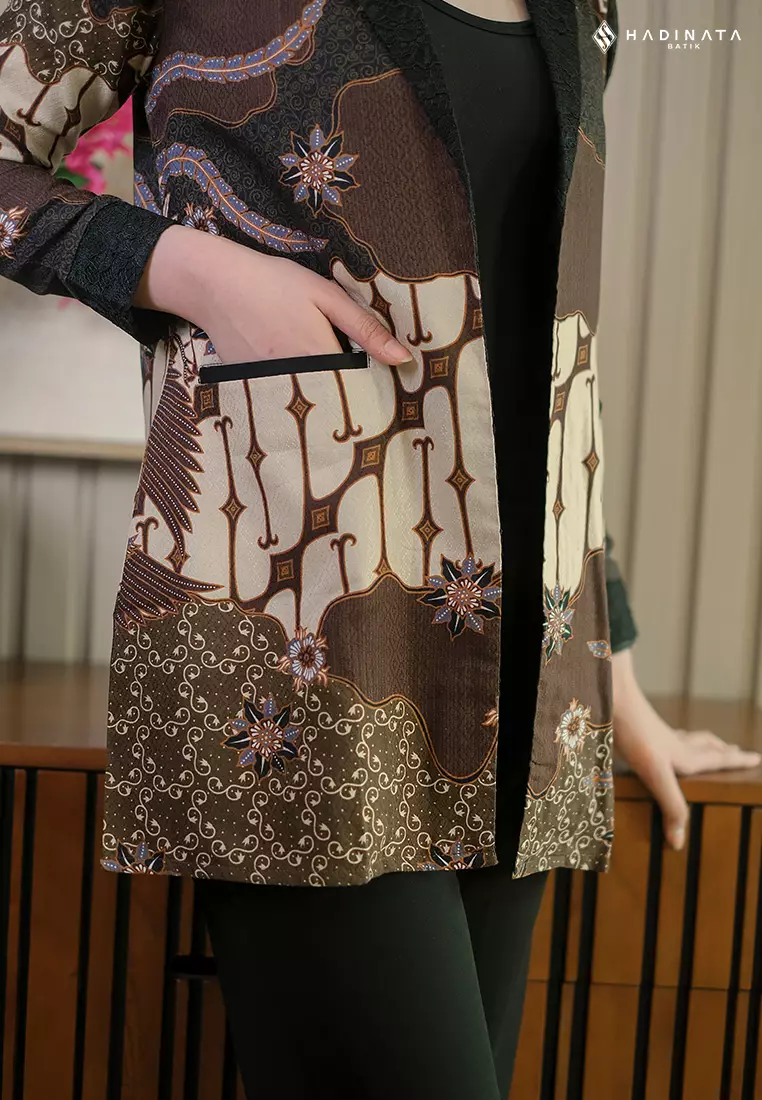 Hadinata Batik Wanita Outer Furing Dobby Prayata
