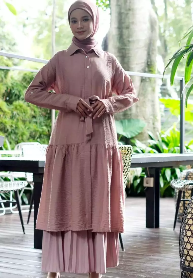 Shakila Long Tunik - Pink