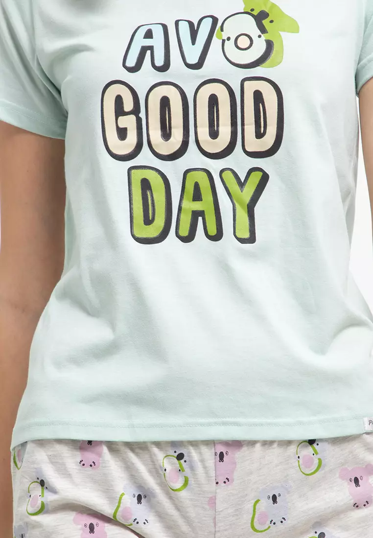 Pyjama Pijama Short Sleeve Short Pants Sleepwear