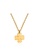 YOUNIQ gold YOUNIQ FLEUR Clover 18K Gold Titanium Necklace 19F8EAC87B9B0FGS_1