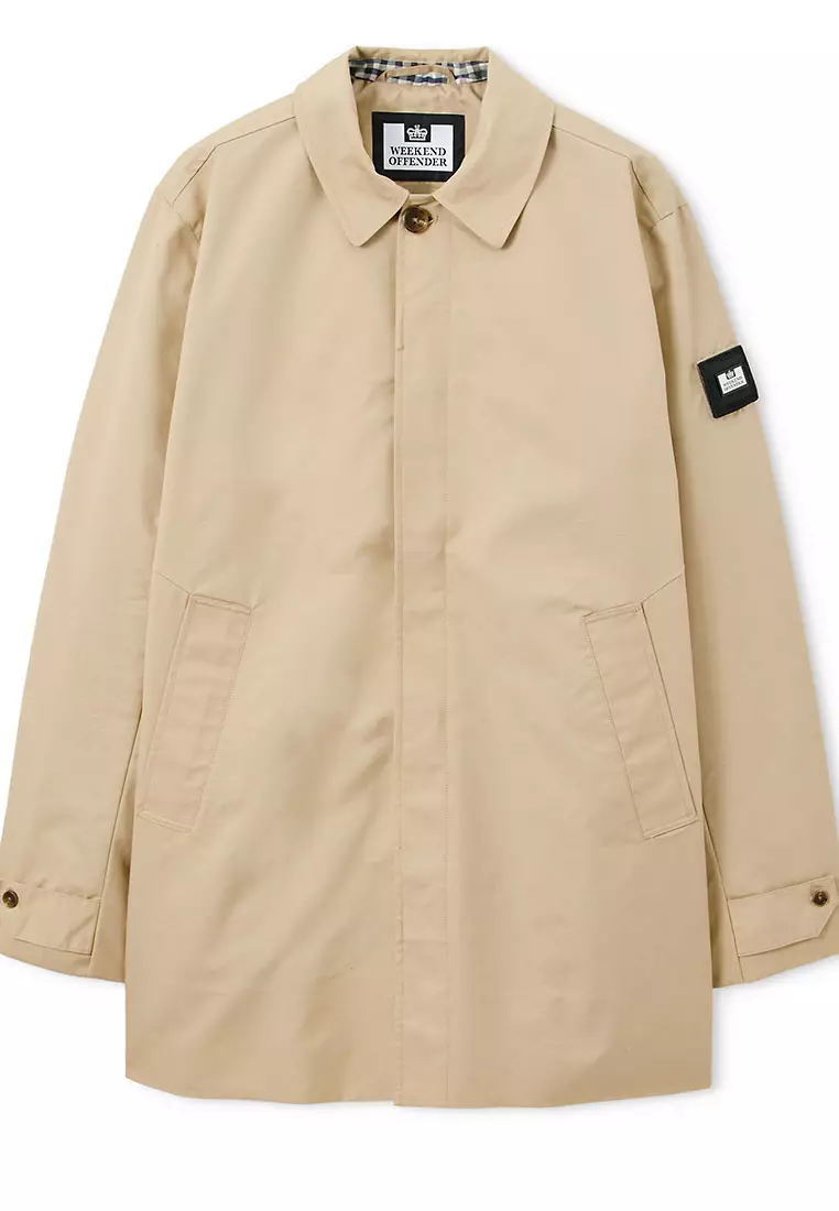 MENS STONE WHITEHOUSE MAC WITH CHECK DETAILS