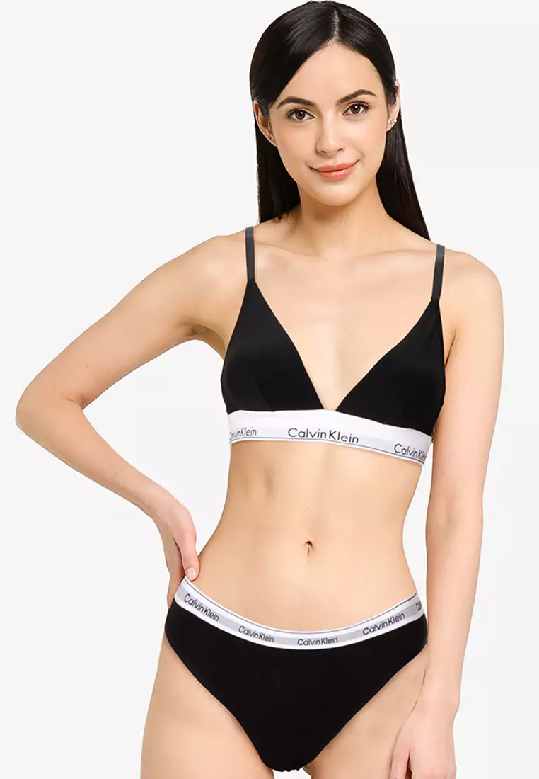 Buy Calvin Klein Triangle Unlined Bralette - Calvin Klein 2025  