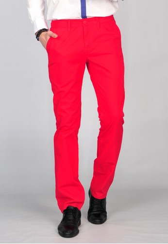 SIMPAPLY New Mixstocker Red Men's Trouser