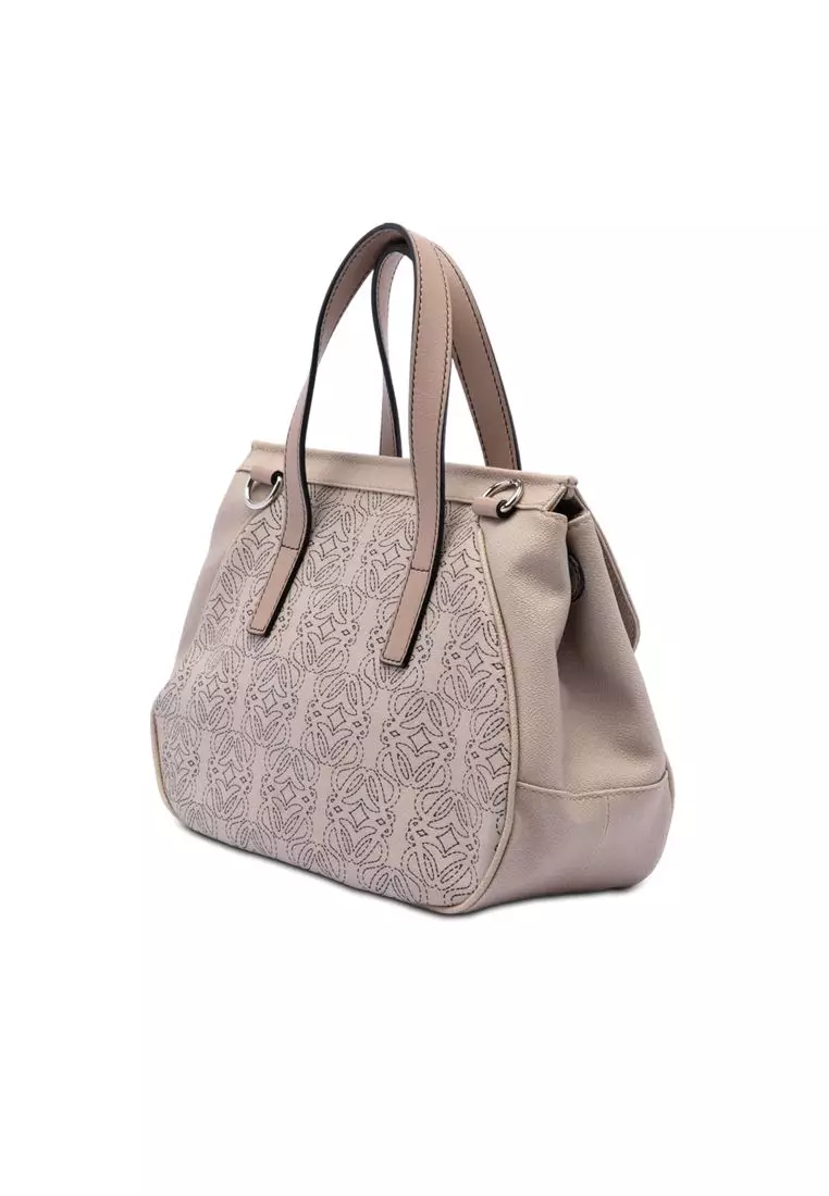 Pre-Loved Loewe Anagram Coated Canvas Kite Satchel