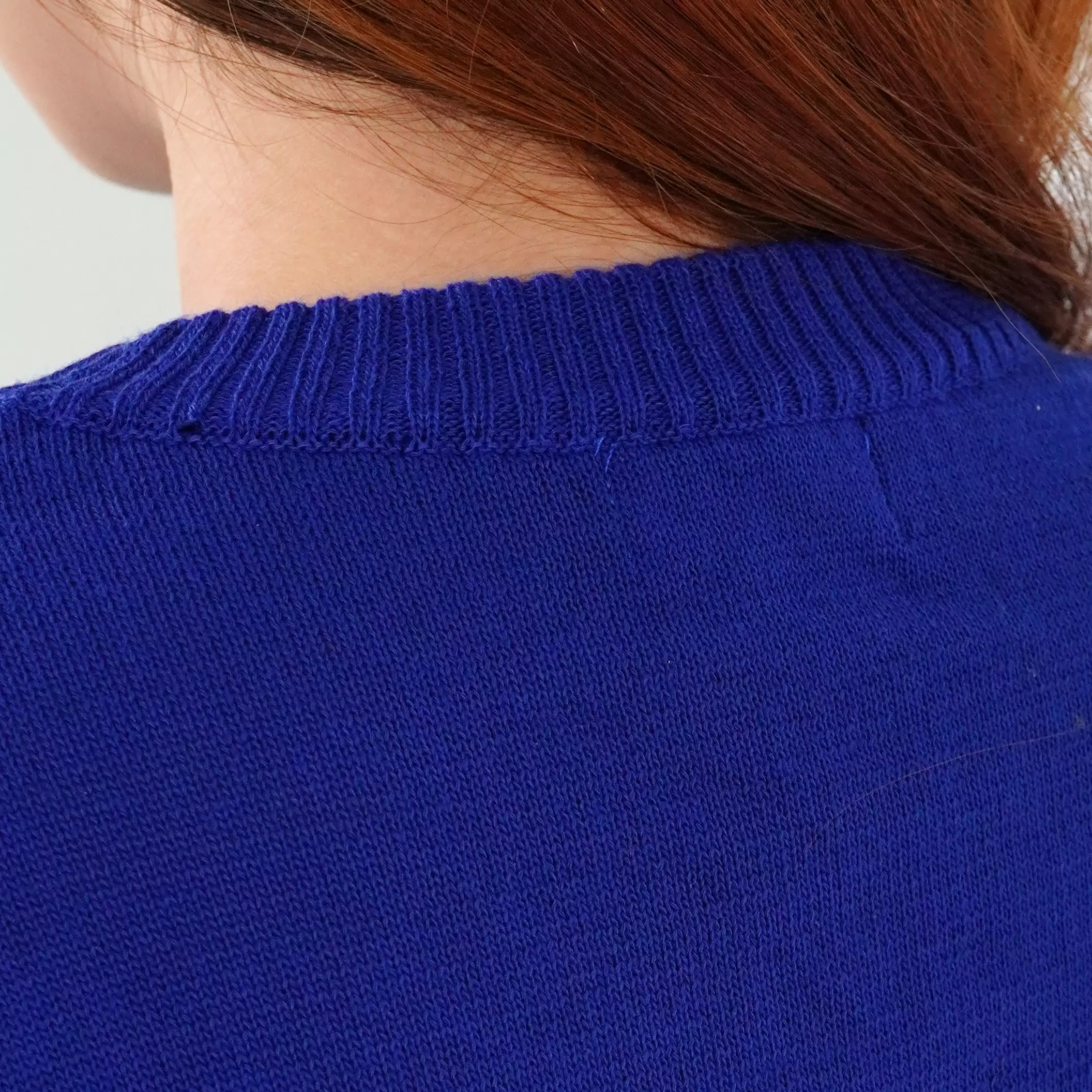 ONIE Sweater Wanita Sweater Rajut Wanita Leher O Neck Sweater Wanita - BIRU BENHUR