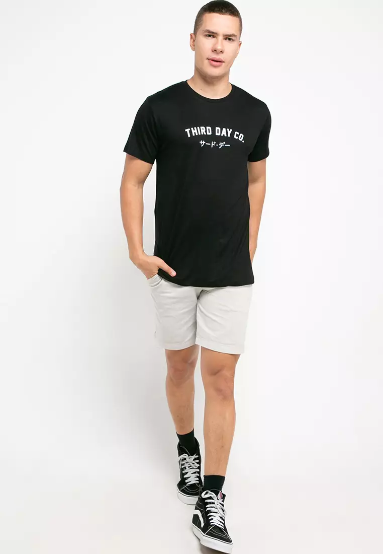 MTH45 thirdday tdco t-shirt kaos unisex tangan pendek hitam black