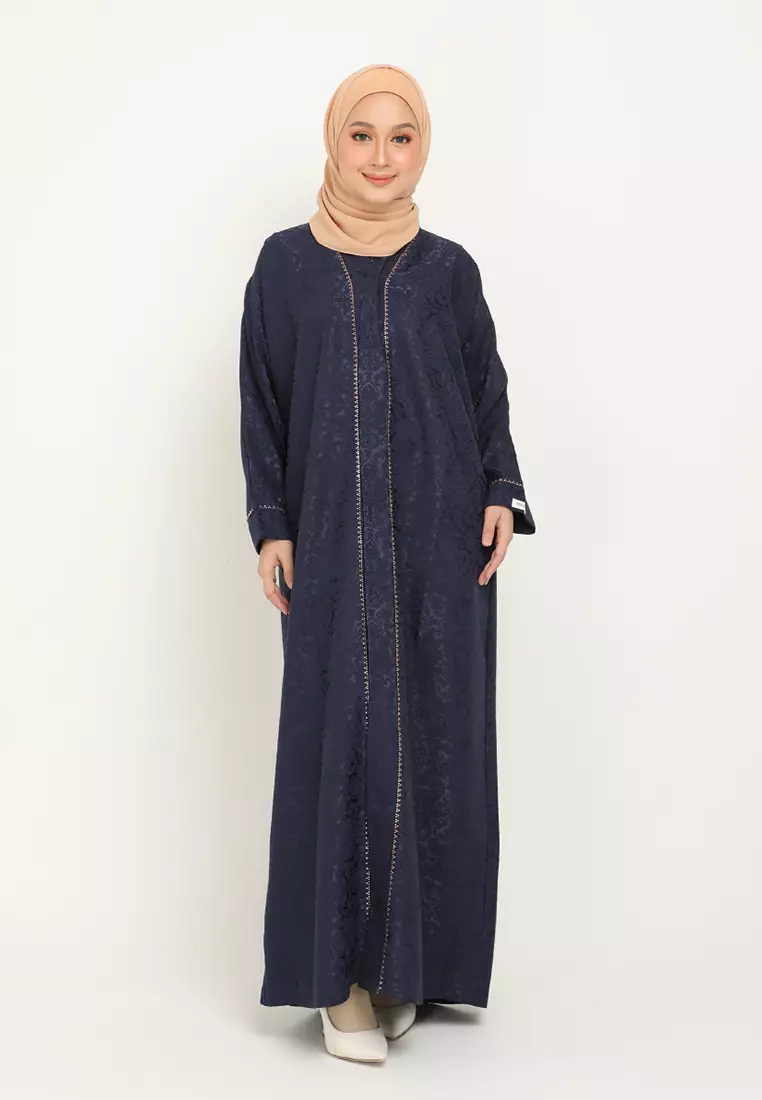 Buy Imaan Boutique Inara Abaya True Blue Online ZALORA Malaysia