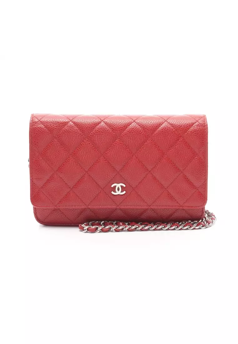 Chanel silver wallet deals