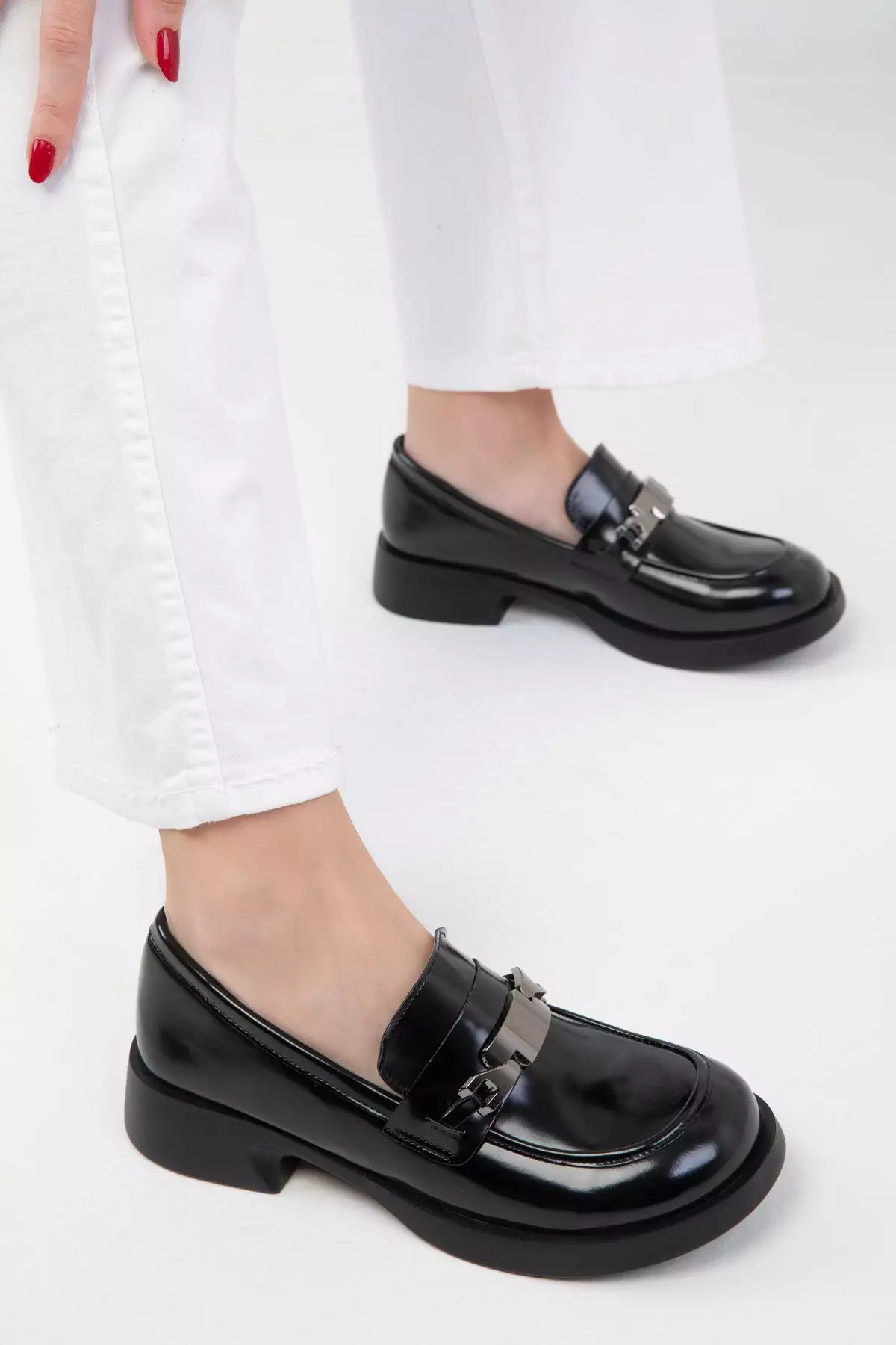 Discount on Soho  shoes - SKU: Smart Round Toe Loafers