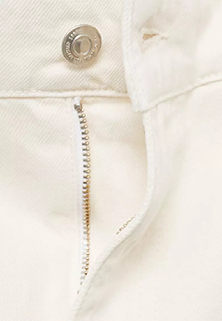 Straight Jeans with Double-Belt