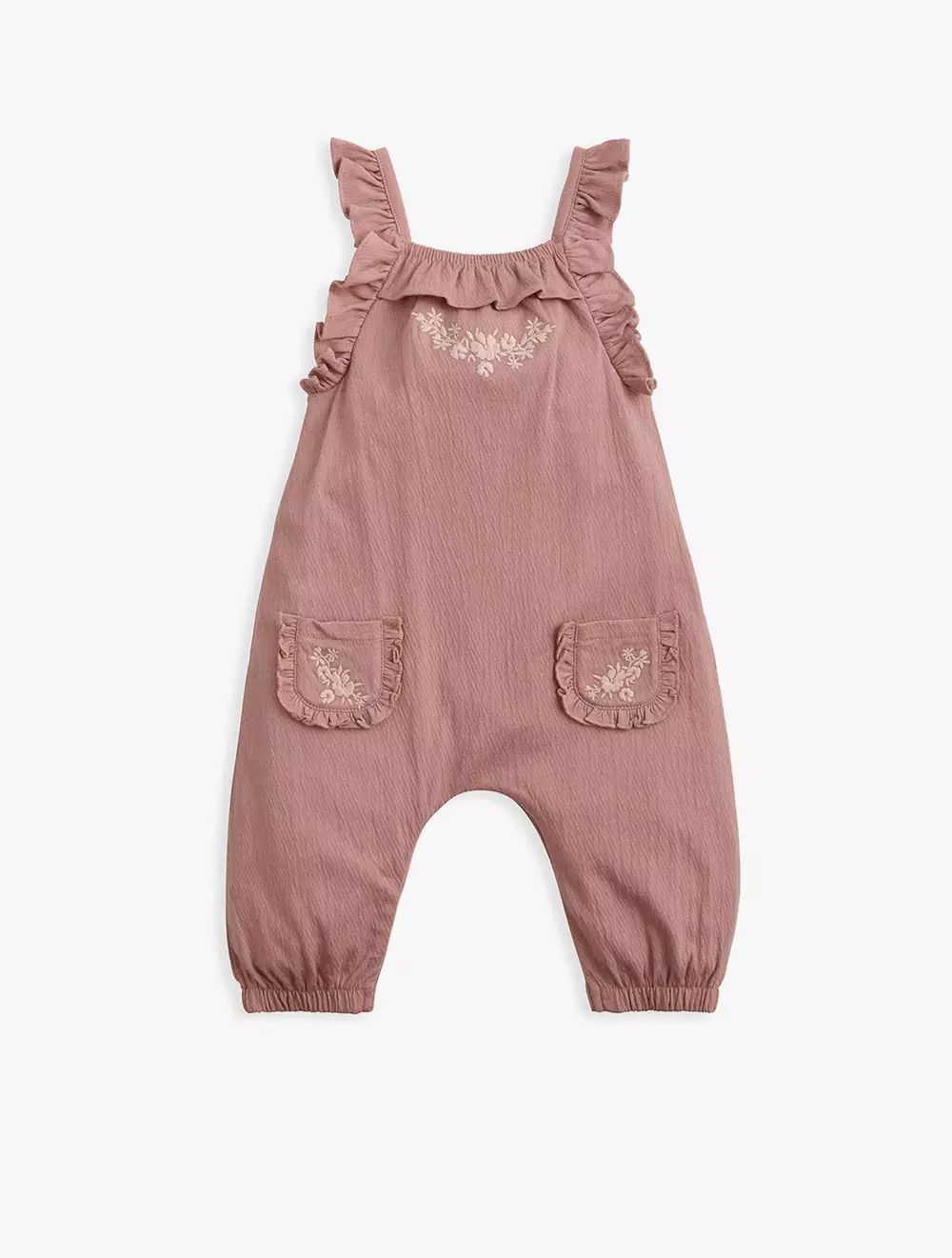 Mamas & Papas Embroidered Dungarees & Bodysuit Set - MPSS42LK4Y