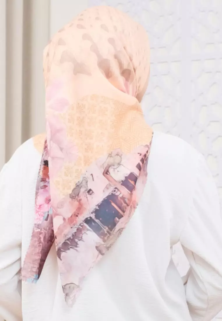 Hijab Segi Empat Wanita Premium Alula Series Signature Square Voile Scarf Pavlola