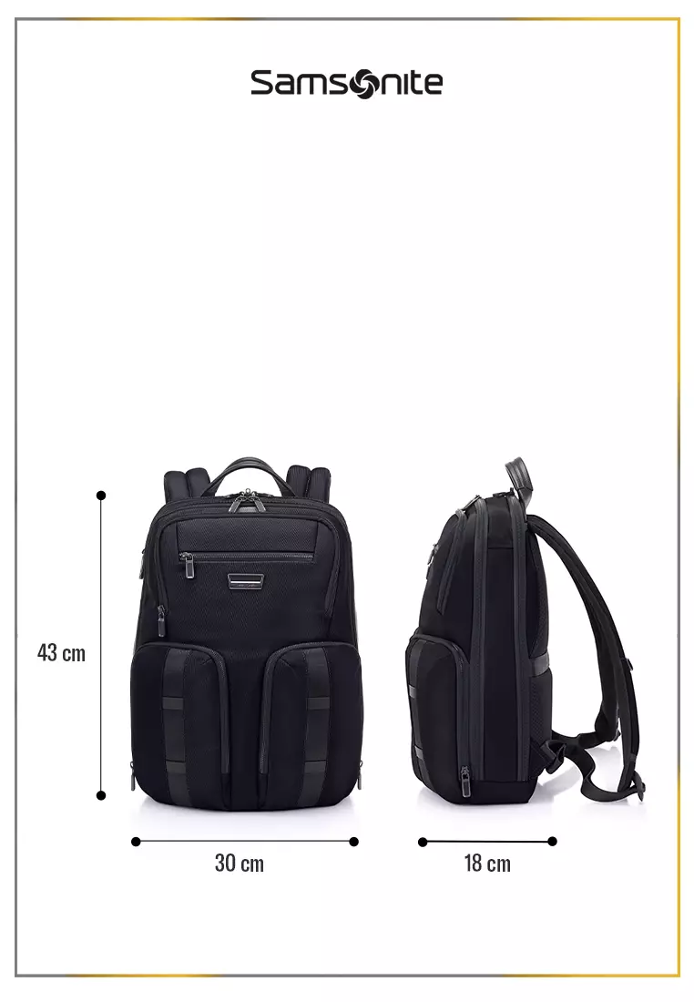 Samsonite Urban-Eye DLX Backpack 15.6" 2 Pockets - Black