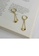 Glamorousky silver 925 Sterling Silver Plated Gold Fashion Temperament Semicircle Geometric Tassel Earrings 35560AC26B5F92GS_3
