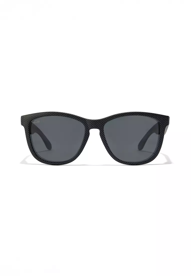 One Carbono - Polarized Black Dark Sunglasses for Men and Women, Unisex. Official Product designed in Spain