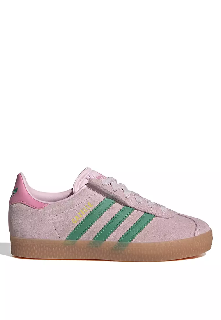 adidas gazelle silver green womens adidas Gazelle Indoor sneakers - adidas Gazelle Indoor sneakers main image 1