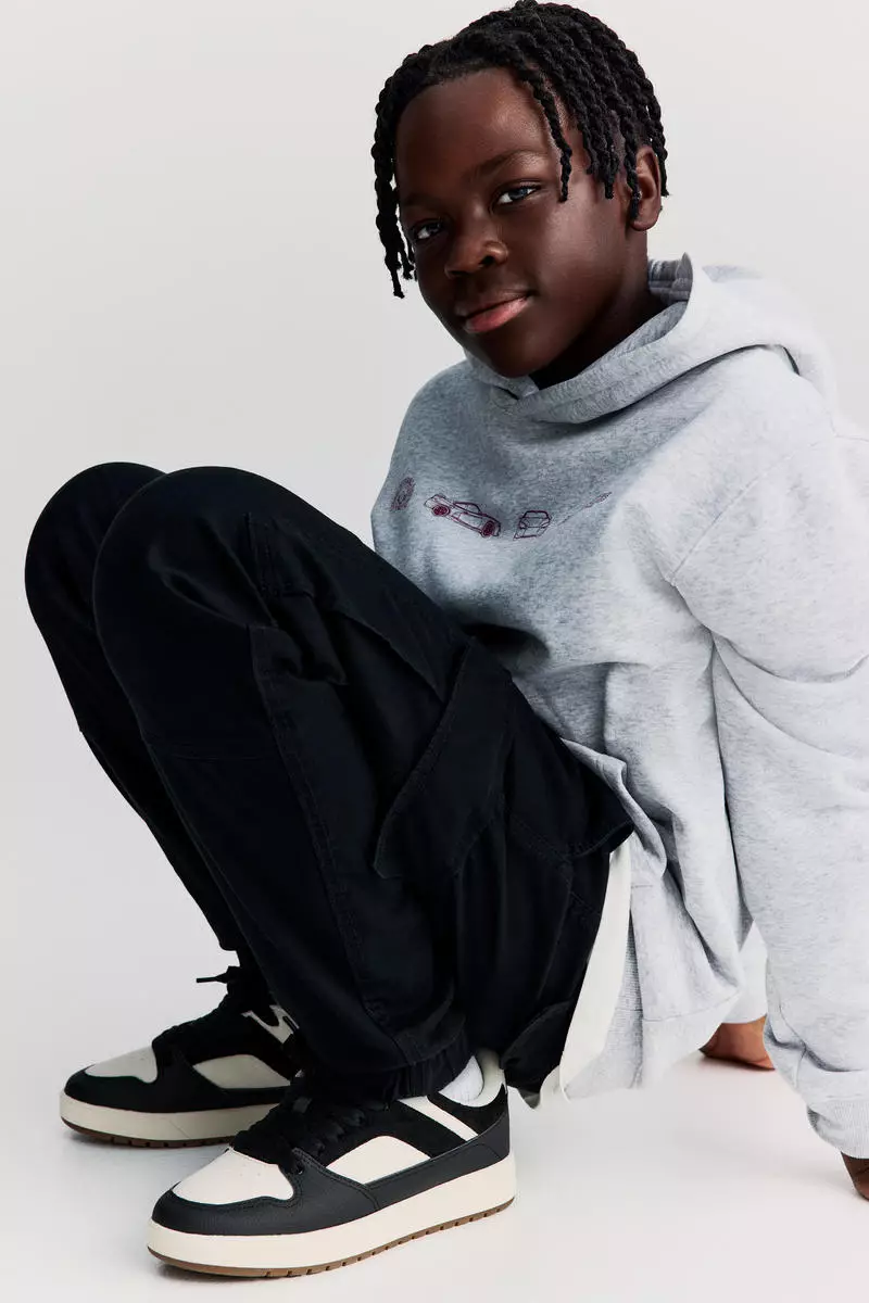 Cotton cargo joggers