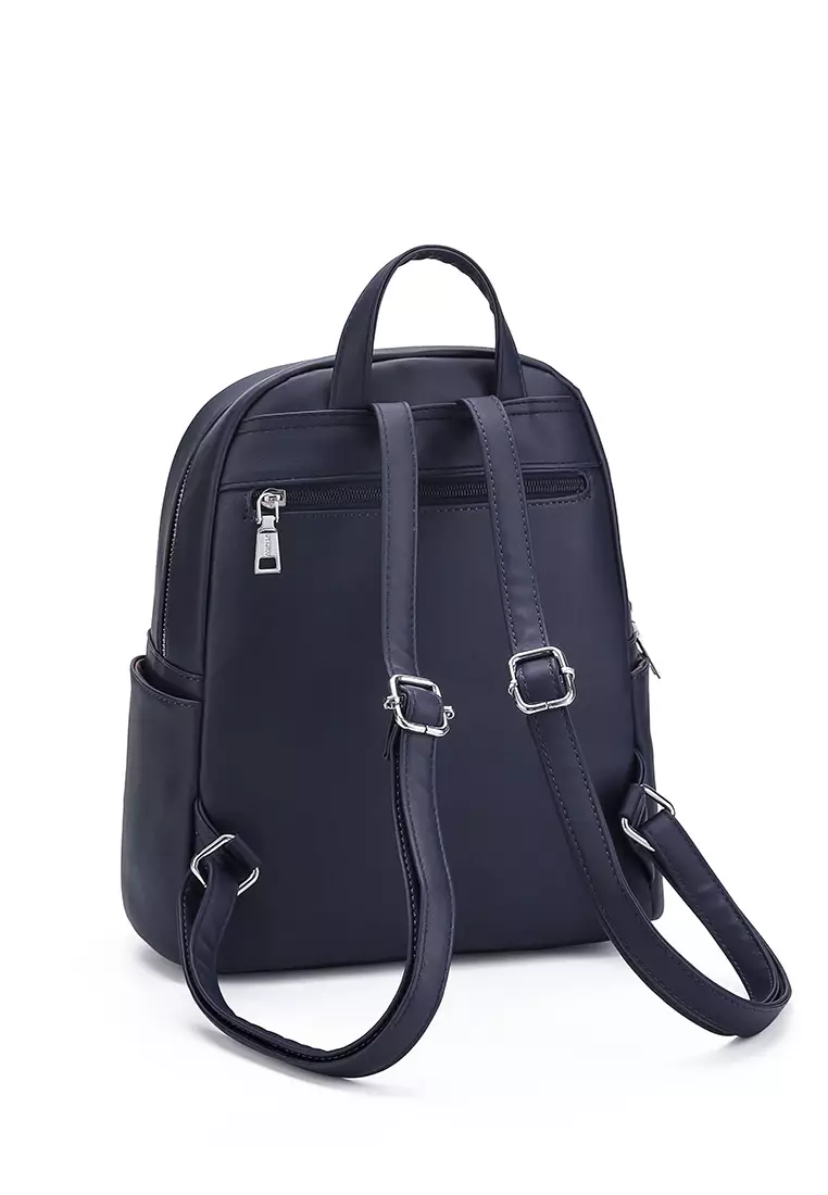 GYKACO YOONA Navy Blue - Tas Ransel Wanita - Fashion Backpack (IMPORT)