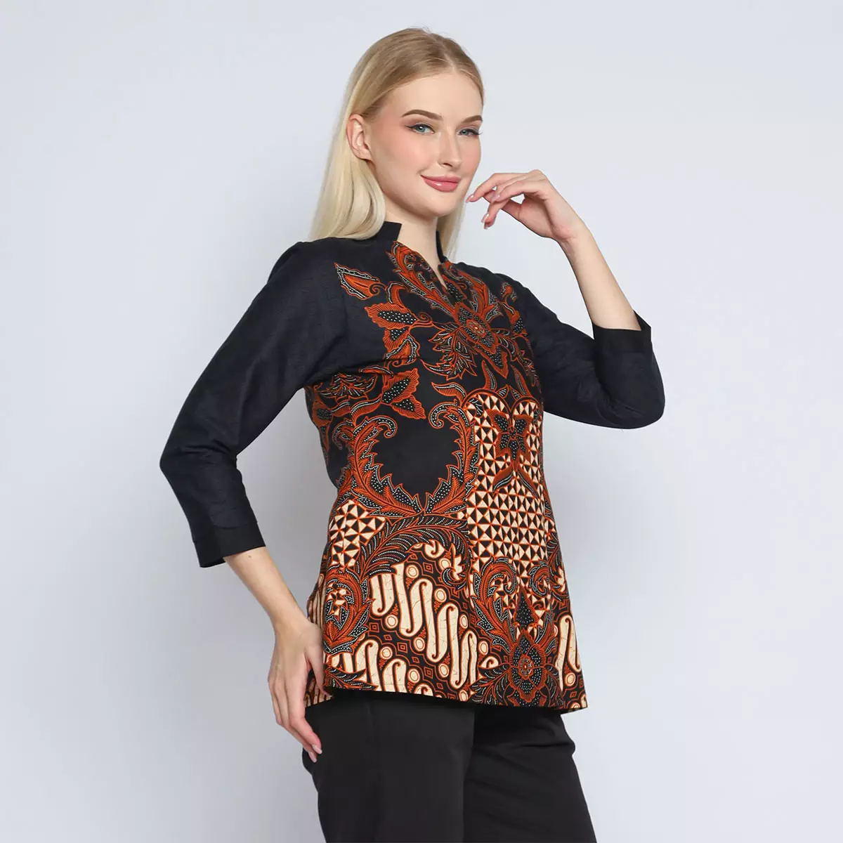 Hadinata Batik Wanita Blouse Anissa Abista