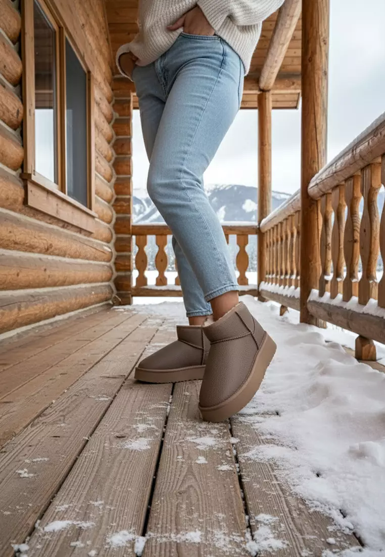 Round Toe Ankle Boots