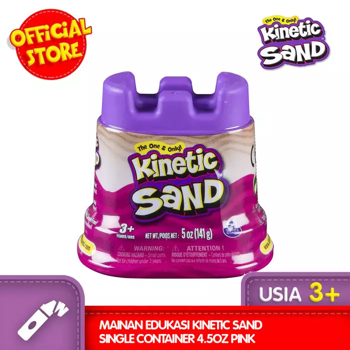 Kinetic Sand Single Container - Pink