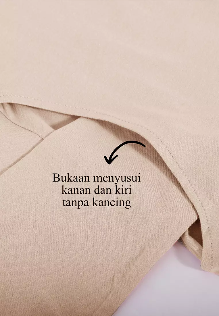 Momira Nursing Long Sleeve T-Shirt | Atasan Basic Lengan Panjang | Kaos Ibu Menyusui - M
