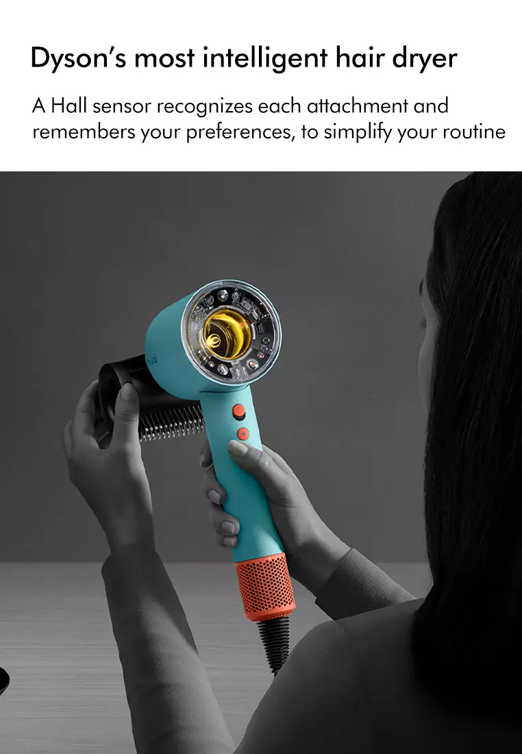 Supersonic Nural ™ 5-in-1 Powerful & Intelligent Hair Dryer | No Heat Damage (Prussian Blue)