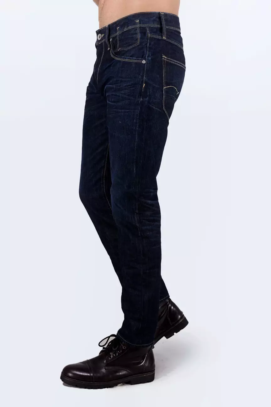 Celana Jeans Pria Slimfit D3 Raw Handmade