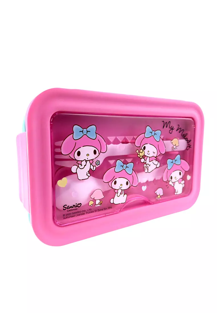 Buy Hello Kitty My Melody Cute Lunch Box Set ( 1100Ml ) Online | Zalora  Malaysia