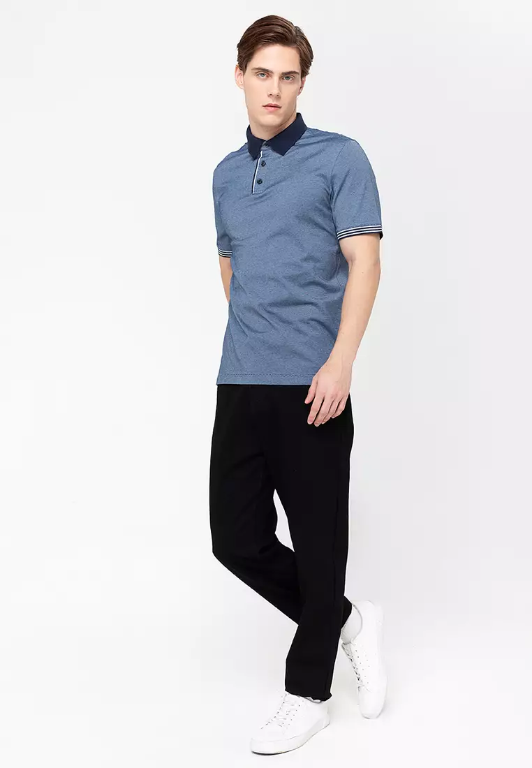 End on end 3 Button Polo Shirt