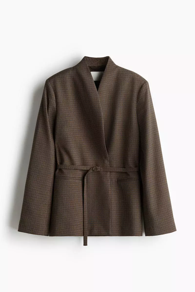 Buy H&M Belted blazer Online ZALORA Malaysia