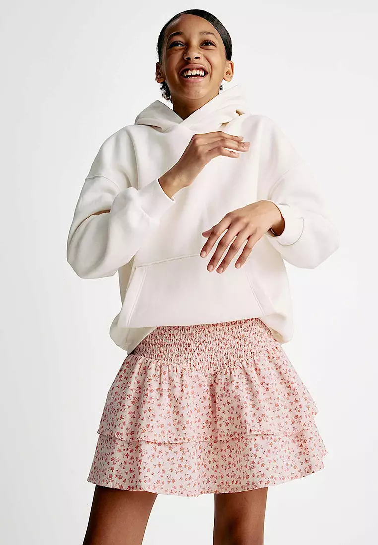 Cotton Rich Ditsy Floral Skirt