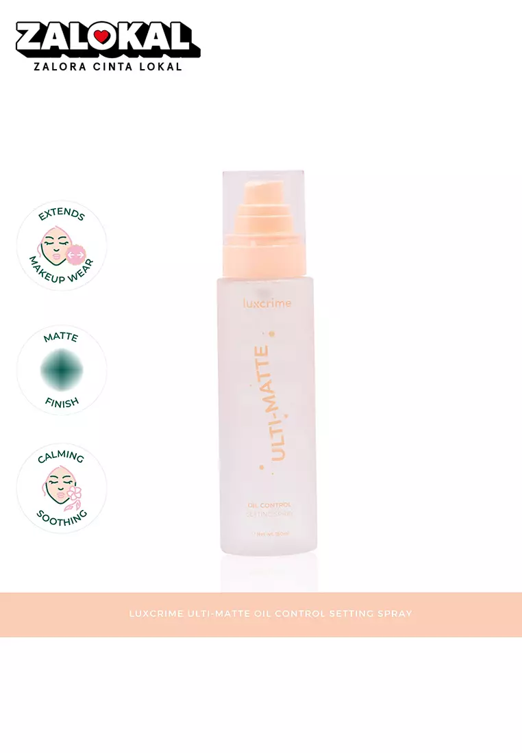 Luxcrime Ulti-Matte Oil Control Setting Spray Normal Size 150ml