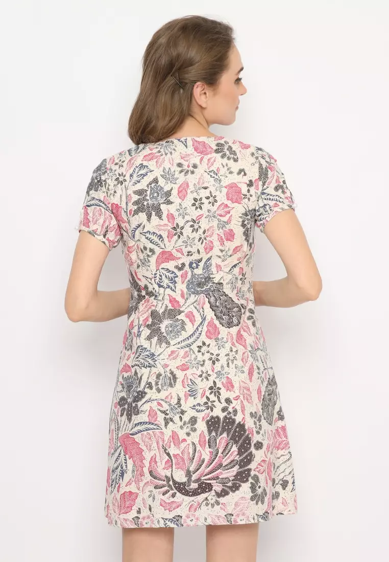 Dress Batik Tisna Pink
