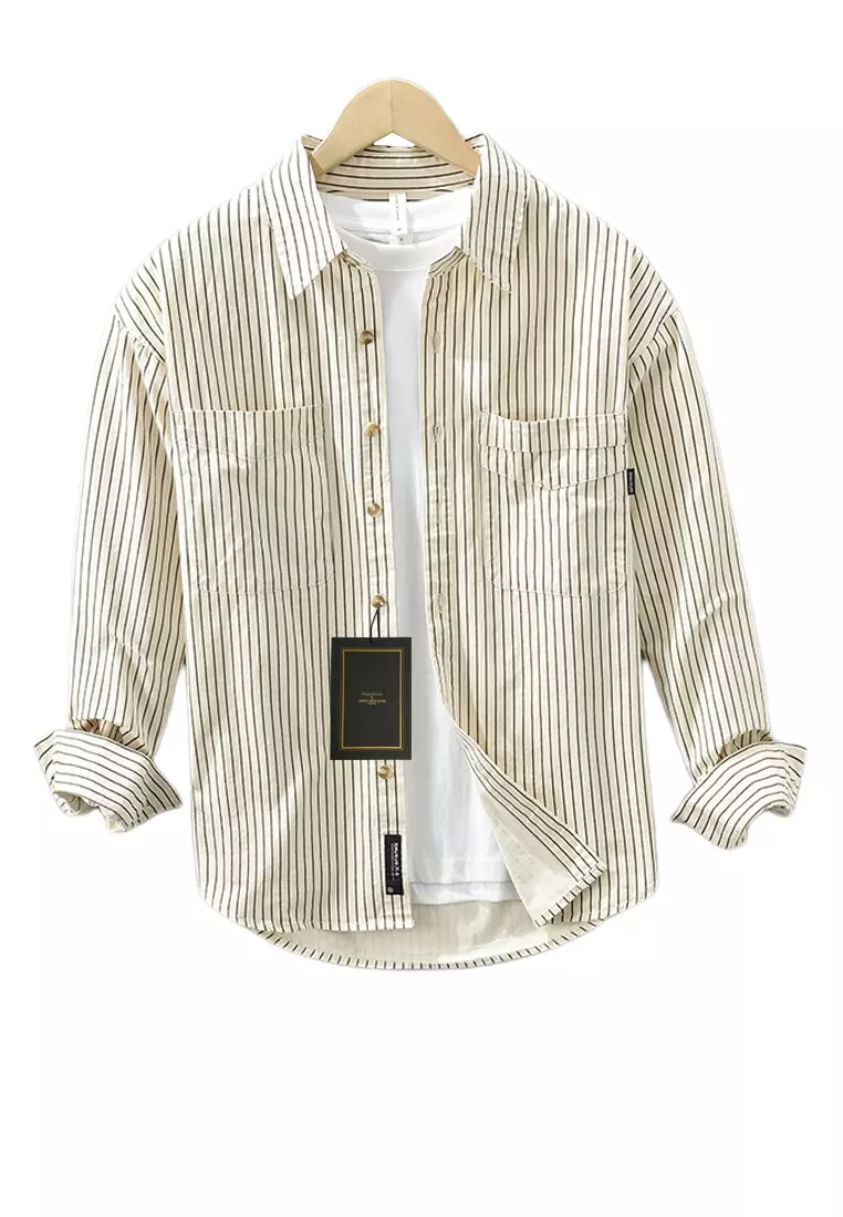 Japanese Striped Casual Shirt WM6968