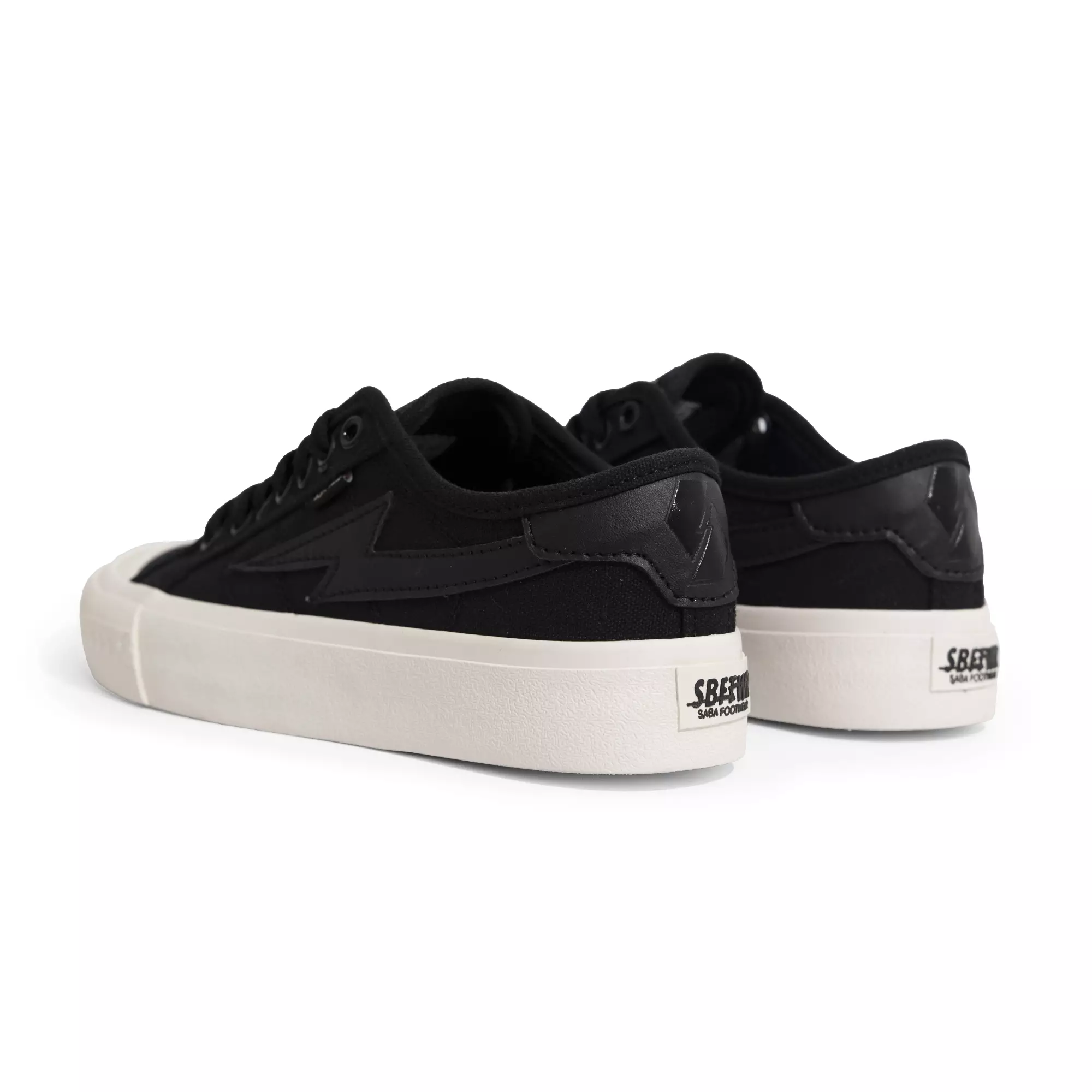 SABA Titan All Black White - Sepatu Sneakers Casual Pria Wanita