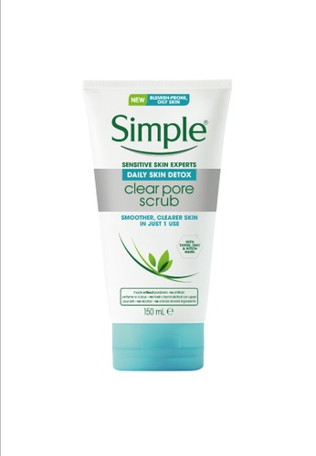 Buy Simple Simple Daily Skin Detox Pore Polishing Facial Scrub 150ml Online Zalora Malaysia
